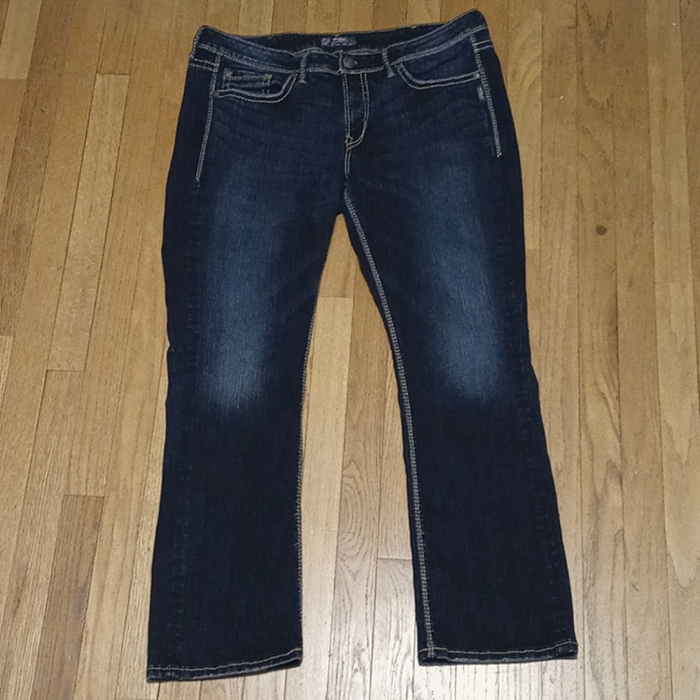 SILVER JEANS LOLA STRAIGHT LEG PLUS SIZE 18 R